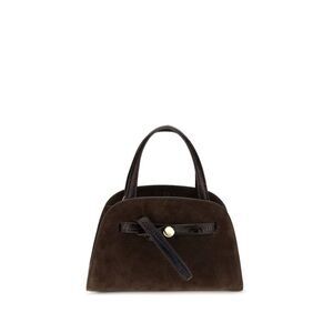 Tory Burch Brown Suede Leather Women's Handbag